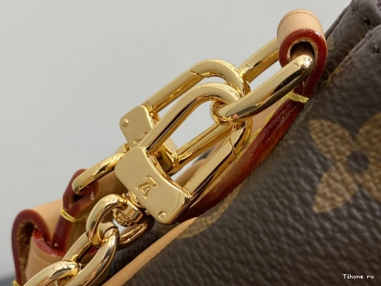 Cheap VUITTON -9.6*5.3*2.6CM pochette Liv LOUIS double 0818